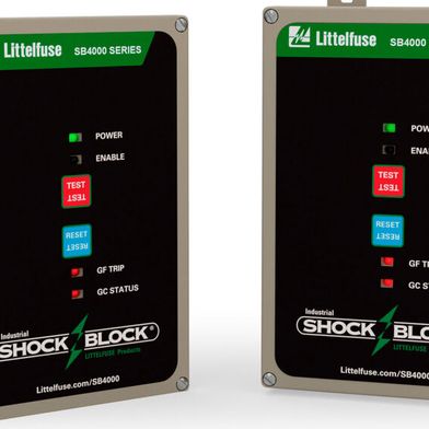 SB4000 GFCIs provide 6 mA personnel protection, digital filtering to reduce nuisance trips and UL‑compliant self‑test firmware for reliable protection in harsh settings. (Source: Littelfuse)