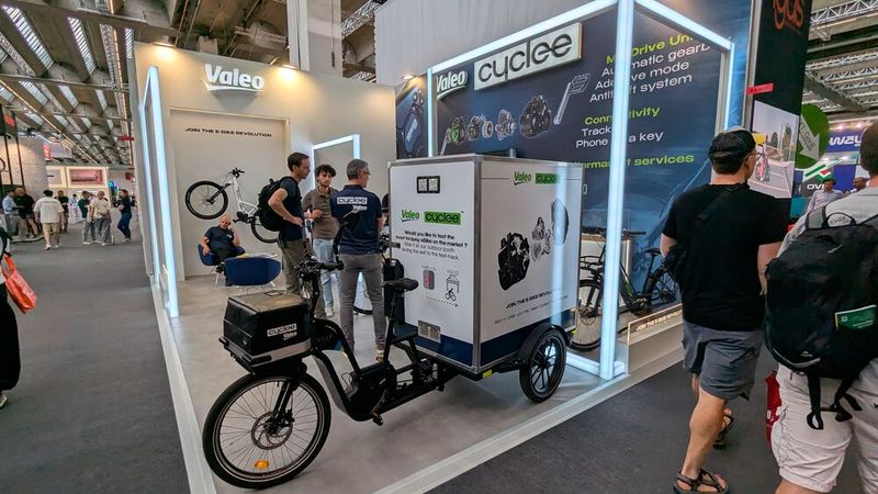 Und noch eine aus dem Pkw- und Nfz-Bereich bekannt Marke, die auch Lösungen für Lastenräder anbietet. (Bild: Dominsky – VCG)