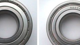 Original und Fälschung sind selbst von Profis oft nur schwer auseinanderzuhalten. Hier: Links das Original, rechts die Fälschung. (Schaeffler)