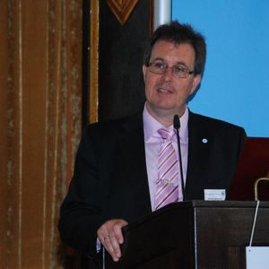 Andreas Brachem, Geschäftsführer der Innung München-Oberbayern begrüßte die rund 80 Teilnehmer der Jahreshauptversammlung.