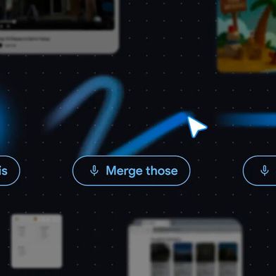 Google DeepMind stellt den AI Pointer vor: Der Mauszeiger wird zur Gemini-Schnittstelle. Zeigen und Sprechen statt Prompts tippen. (Bild: Google)
