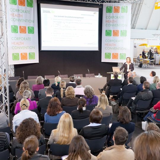 Die Corporate Health Convention 2013 führte am 23. und 24. April 121 Aussteller und 2417 Fachbesucher in Stuttgart(Bild:  Spring Messe Management)