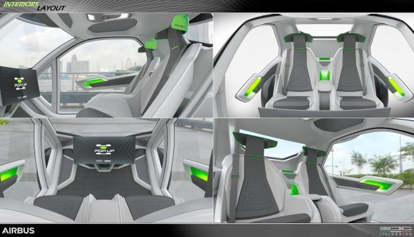 Pop.Up kombiniert ein zweisitziges E-Fahrrzeug und eine Passagierdrohne (Italdesign)