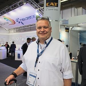 „Ich bin drei Tage hier, besuche Zulieferer und pflege die Vernetzung. Außerdem laufe ich durch die Hallen und schaue was es Neues gibt. Ich bin immer gespannt und froh wenn die Achema stattfindet“, Markus Rueckert, CEO/Consultant, Pharma Containment Solution. (Bild: PROCESS)