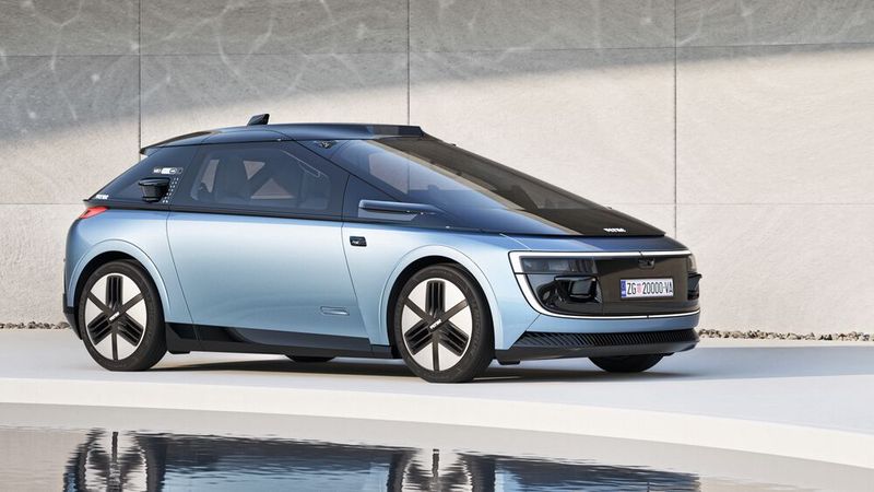 Rimac hat das Ergebnis des Projekts Verne vorgestellt, ein autonom fahrendes Auto als Basis für fahrerlose Taxi-Dienste.(Bild:  Rimac)