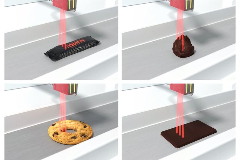 Der DRT 25C erkennt die Vorderkanten der Objekte zuverlässig und sorgt so für reibungslose Abläufe ohne Maschinenstillstände. Durch die breite Abtastung werden Produkte aller Art erkannt. (Bild: Leuze)