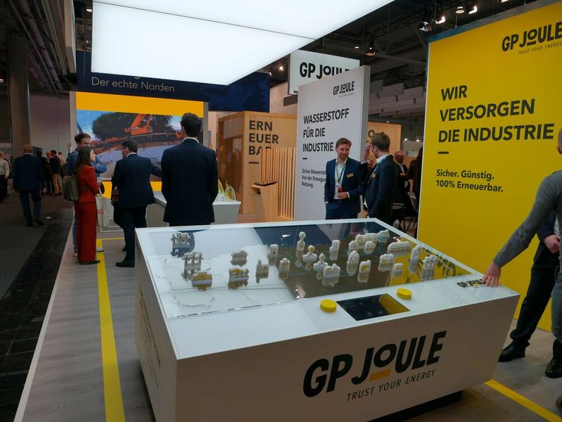 Am Stand von GP Joule drehte sich alles um die Energiewende und grüne Energienetze.  (Bild: Sandro Kipar/VCG)