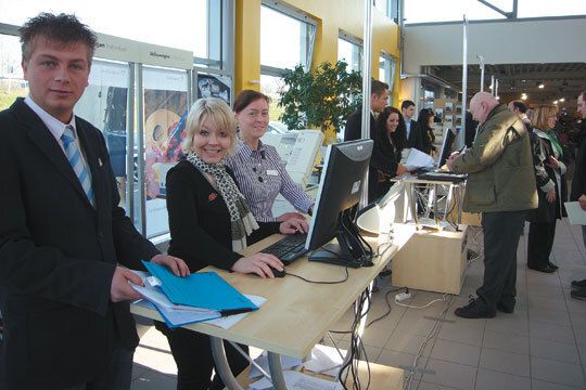 Umgebauter Ausstellungsraum: Sessner bot an, die Umweltprämie für seine Kunden zu beantragen und sich um alle weiteren Schritte zu kümmern. (Archiv: Vogel Business Media)