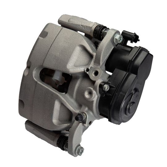 Am Bremssattel sind nur wenige Modifikationen nötig, um die Feststellfunktion dort unterzubringen.(Bild:  ZF)