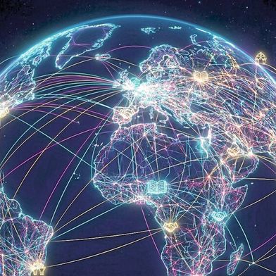 Die Open-Source-Community ist global beheimatet und lässt Ländergrenzen  verschwimmen. (Bild: Gemini / KI-generiert)