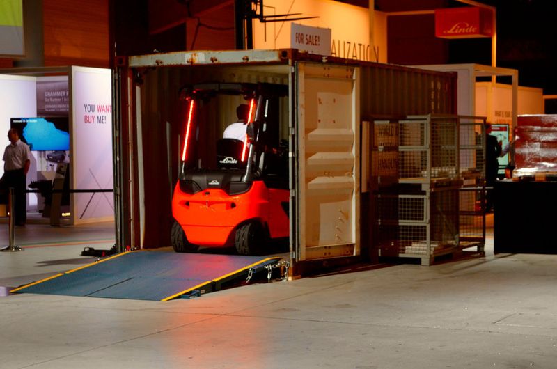 Impressionen von der World of Material Handling am 11. Juni 2018 in Mannheim. Gastgeber waren Linde und Dematic. (Sergio Caré-Lucas)