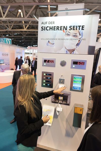 Die diesjährige Cleanzone rückt das Thema Sicherheit im Reinraum ins Zentrum. (Sandra Gätke / Messe Frankfurt Exhibition GmbH)