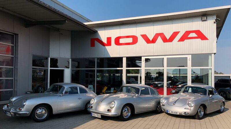Vom modernen Sportwagen bis zu Porsche-Oldtimern reicht das Können des Nowa-Teams. (Schreiner/»kfz-betrieb«)