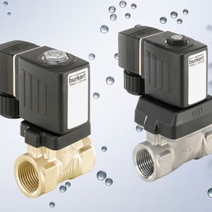 Die Ventile des Typs 6213EV werden im Standardprogramm aus Messing und Edelstahl angeboten und öffnen ohne Differenzdruck. 