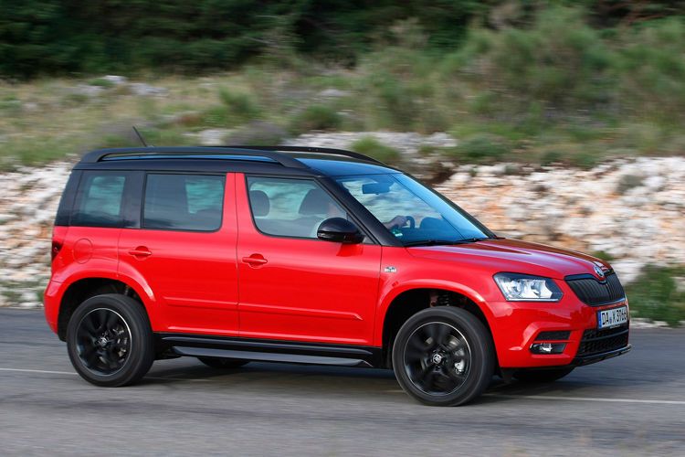 Aufs Treppchen hat es der Skoda Yeti mit einem Fahrer-Durchschnittsalter von 53,2 Jahren geschafft. (Skoda)