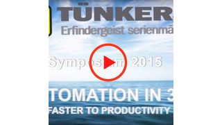 Kai Mönkediek, Tünkers Maschinenbau, Vertrieb Nord, erklärt im Video, wie sich beim Behältertransport Energie sparen lässt und welche Rolle die Motoren dabei spielen. (Bild: Tünkers)