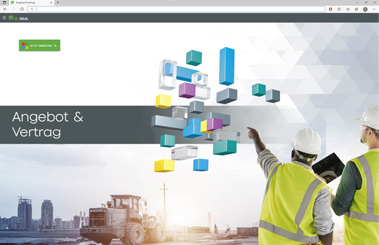 (Modul „Angebot und Vertrag“: komplett webfähig und unabhängig vom Endgerät. Bild: BRZ Deutschland GmbH)