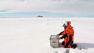 Schdstoffe wie bestimmte Flammschutzmittel sind auch im Eis der Arktis zu finden. (Bild: Hereon /Zhiyong Xie)