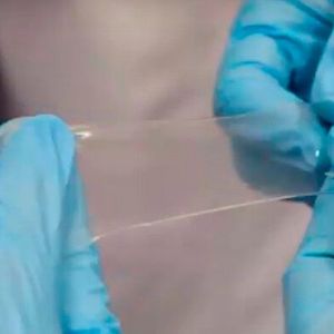 Ein Rekord für eine elektronische Haut: An der National University of Singapore wurde ein Sensorsystem entwickelt, das schneller als der menschliche Tastsinn reagiert.(Bild:  NUS National University of Singapore)