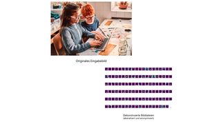 Der KI-basierte Algorithmus dekonstruiert das Bildmaterial. (Microsoft)