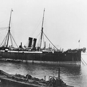 Das Kabelschiff Faraday: Das Schiff wurde 1873 eigens für das Unterseekabel konstruiert und gebaut