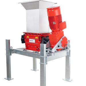 Todos los modelos, como el Red Unit XRL-200 que se muestra aquí, permiten triturar de forma rentable diversos materiales sólidos, incluso los más resistentes.(Imagen: Vogelsang)