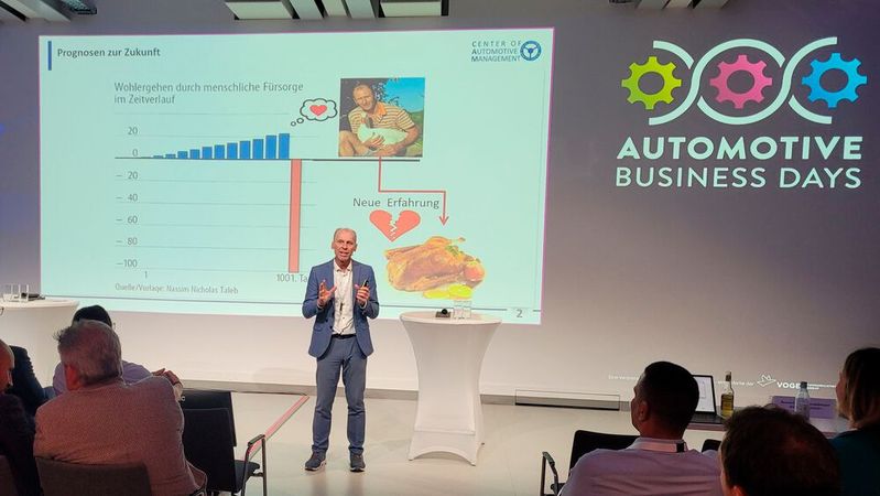 Prof. Stefan Bratzel sieht chinesische Hersteller bei Innovationen in Sachen E-Mobilität vorn.(Bild:  Wehner - VCG)