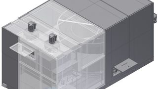 Mit der Gea Maxi-Stack-Serie stellt Gea Refrigeration Technologies einen platzsparenden Spiralfroster vor.  (Bild: Gea Refrigeration Technologies)