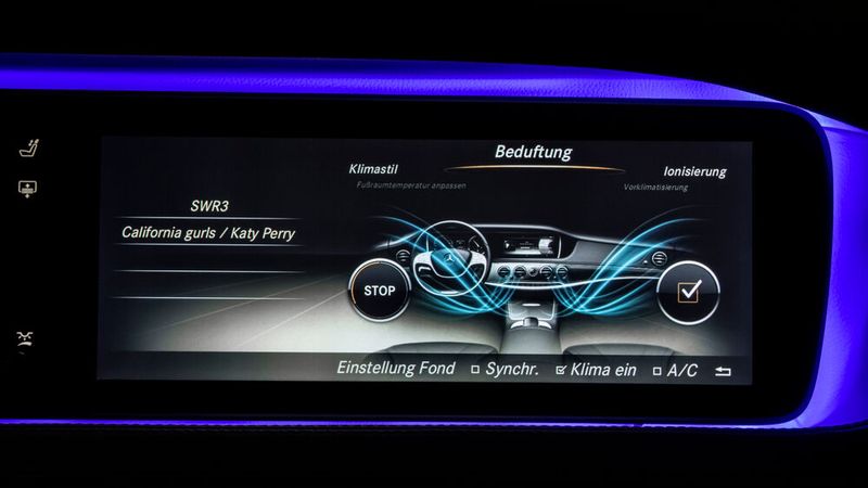 ... dessen Intensität der Beduftung lässt sich über das Command-System einstellen. (Bild: Daimler AG)