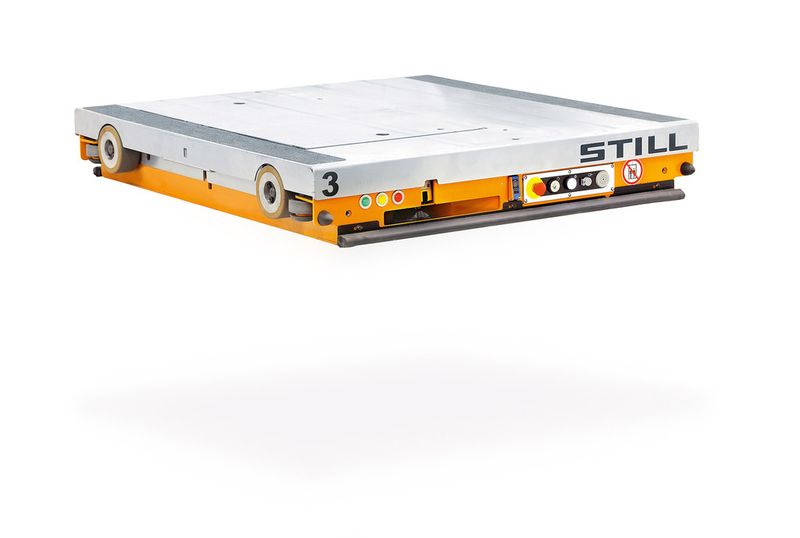 Mit dem leistungsstarken Lithium-Akku kann das Still-Pallet-Shuttle bis zu 55 Paletten/h transportieren und unter Volllast über eine ganze Schicht betrieben werden. (Bild: Knehr)