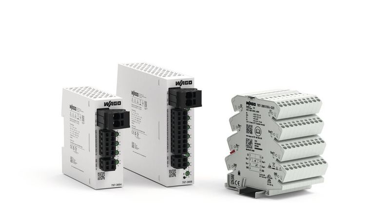 Die neuen ECBs von Wago sind besonders platzsparend und für Schaltschränke oder Systemverteiler mit geringem Platzangebot geeignet.(Bild:  Wago)