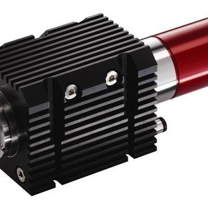 Der Kompakte Motorspindel 4064 SK im Kühl-/Einspannblock.