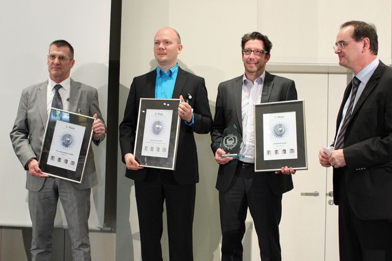 Kategorie Domain: Ralf Jaeger (CPS-Datensysteme GmbH),  Andreas Schreiner (PartnerGate GmbH) und Markus Galler (InterNetX GmbH) (Vogel IT-Akademie)