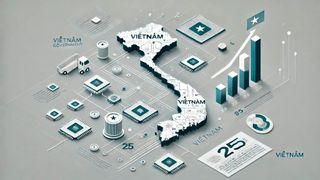 Vietnam möchte sich in den kommenden Jahren als wichtiger Halbleiter-Standort etablieren. (Bild: Dall-E / KI-generiert)