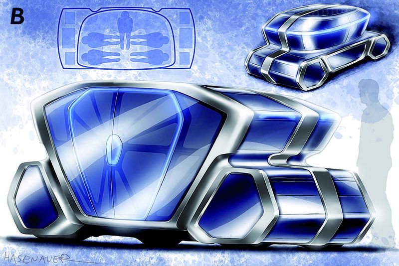 Das Exterieur Design des Collectivios (EDAG)