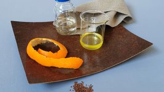 Die Orangenschale ist der Schlüssel für innovatives, nachhaltiges Bio-Epoxidharz. Dass das klappt, hat das SKZ aus Würzburg mit Partnern im Projekt „OrangeOil“ bewiesen. Hier erklären die Beteiligten, was sie gemacht haben ... (Bild: SKZ)