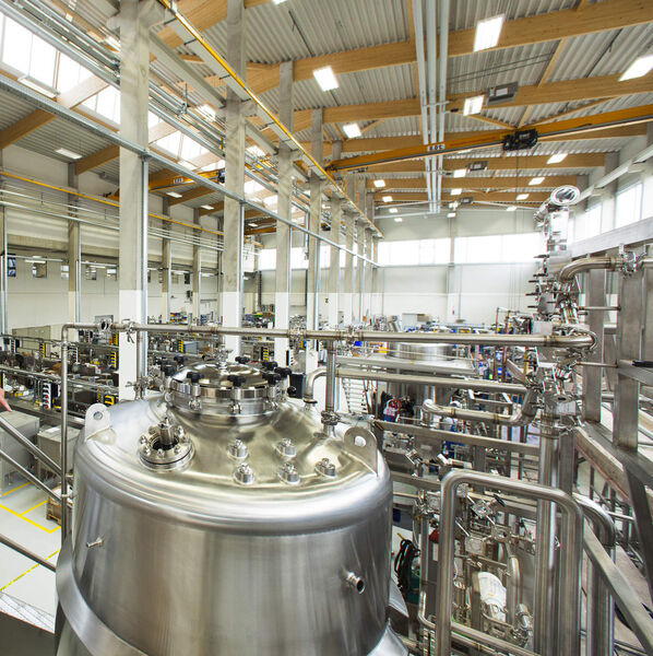 Das Gebäude bietet auf 9000 Quadratmetern Platz für eine Produktionshalle, in der Bioreaktoren gebaut werden. (Bild: Sartorius)