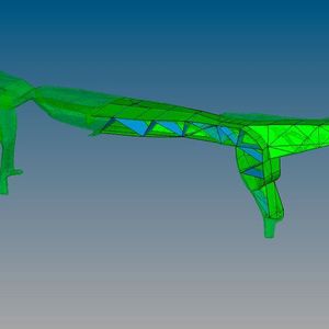 Erstellung der neuen Geometrie basierend auf den Optimierungsergebnissen.