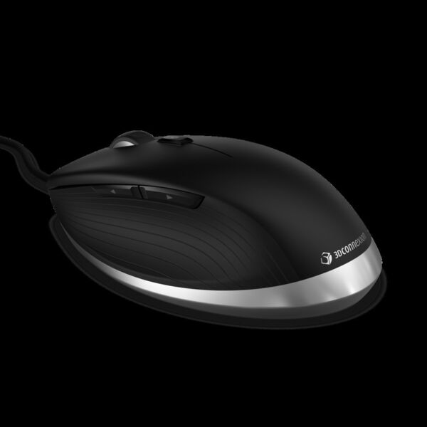 Die neue CAD Mouse von 3D Connexion optimiert die beidhändige Arbeitsweise. (Bild: 3D Connexion)