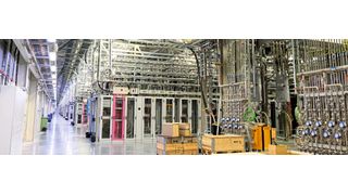 Unter anderem in dieser Halle, die parallel zum 600 Meter langen Beschleuniger verläuft, werden die Systeme der ZHAW eingebaut.  (Bild: Ulrika Hammarlund/ESS)