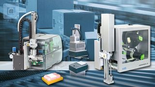 Mit Druckeinheiten, wie beispielsweise den Modellen „Squix“ und „Hermes Q“, die sich mit Applikatoren kombinieren lassen, können die unterschiedlichsten Güter hochflexibel gekennzeichnet werden. (Bild: CAB)