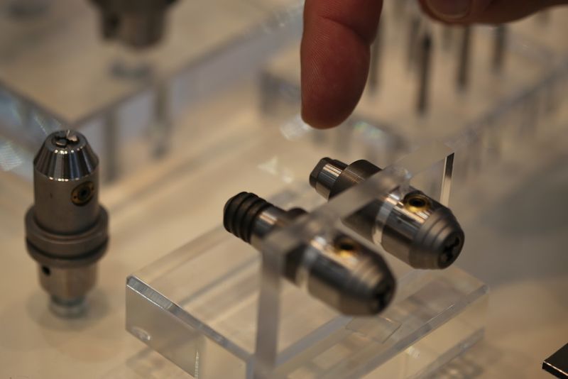 Mapal auf der AMB 2014: Präzisionsspannfutter mit kleinem Aussendurchmesser für enge Platzverhältnisse. (Bild: Böhm)