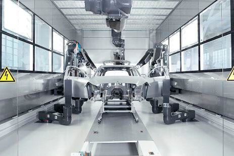 Lactec stellte laut Studie Farbnebenabscheidesystem und Skidfördertechnik zur Verfügung. (Symbolbild) (Bild: Eisenmann)