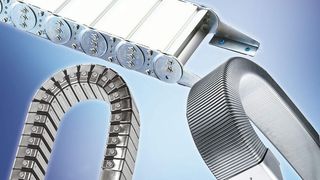 Tube-Modelle Conduflex, Mobilflex oder gedeckelte Stahlketten von Kabelschlepp (Archiv: Vogel Business Media)