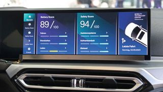 Safety Score neben Battery Score: ein Beispiel für den direkten Abgriff relevanter Daten aus dem Fahrzeug (Bild: Diehl – VCG)