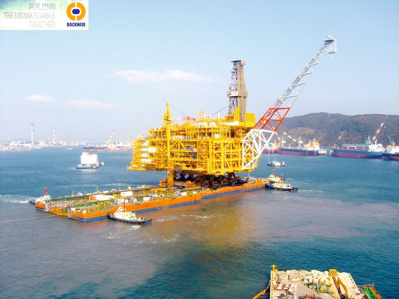 Bentley Systems’ software aided the transport and installation of the SHWE platform off the coast of Myanmar. (Picture: Bentley Systems)