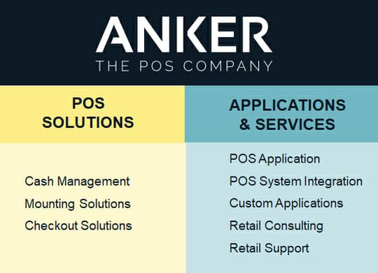 (Die Anker Gruppe ist jetzt in die Divisionen POS Solutions und Applications & Services aufgeteilt. (Bild: Anker))