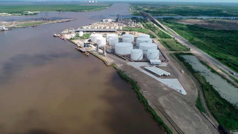 Howard Energy Partners' recently expanded terminal facility in Port Arthur, Texas. (Business Wire)