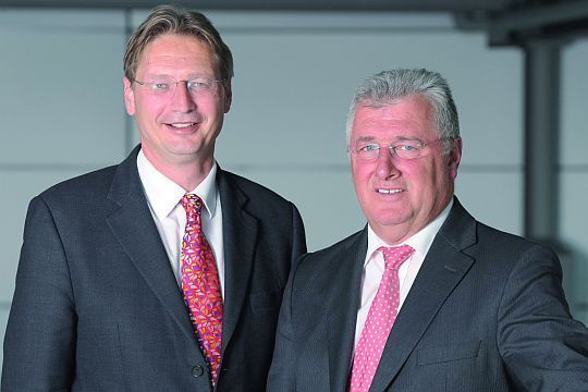 Geschäftsführung: Matthias Petter (li.) und Heribert Schröder. (Fleischauer-Franz)