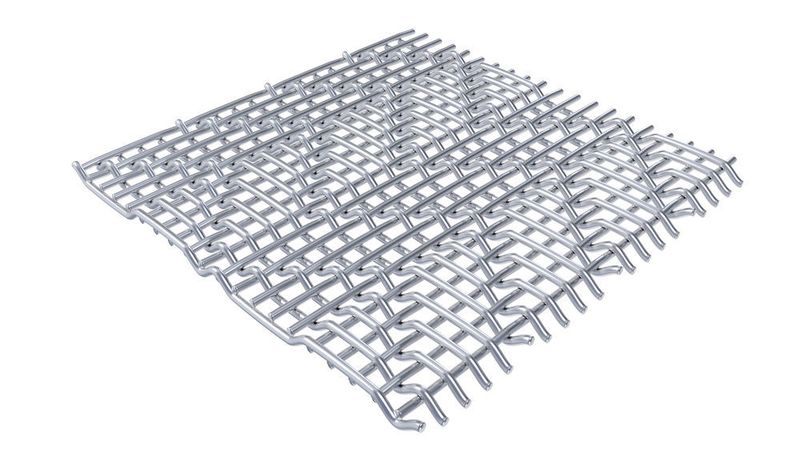 Das Volumetric Gewebe aus hochhitzebeständigem Edelstahl soll eine 70 % höhere Volumenporosität als übliche Quadratmaschengewebe bieten. (GKD – Gebr. Kufferath AG)
